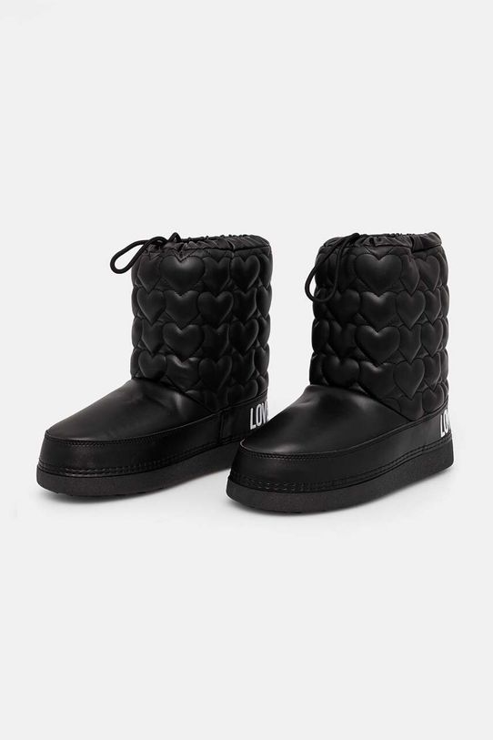 Love Moschino śniegowce czarny JA24082G1LISE000