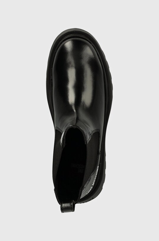 Love Moschino ghete chelsea de piele negru JA21035G1LJD0000