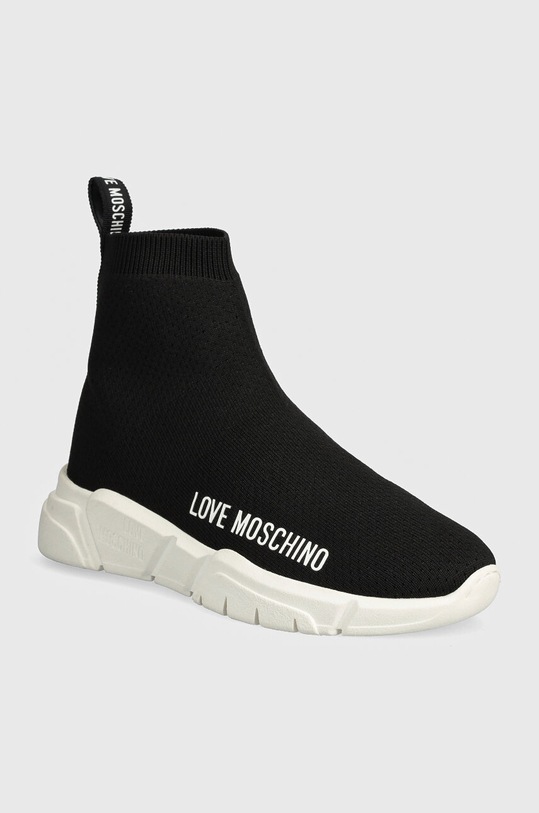 Love Moschino sneakers plată negru JA15343G1LIZ4000