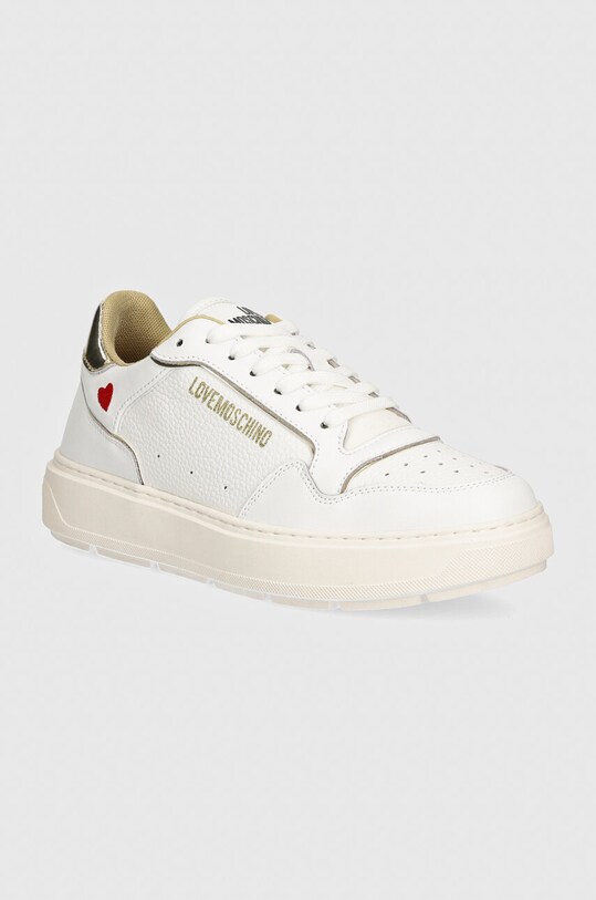 Love Moschino sneakers sintetic alb JA15144G1LJC210A