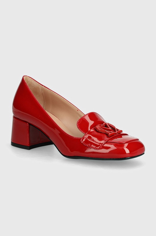 Love Moschino czółenka 5-8 cm czerwony JA10375G1LIHX504