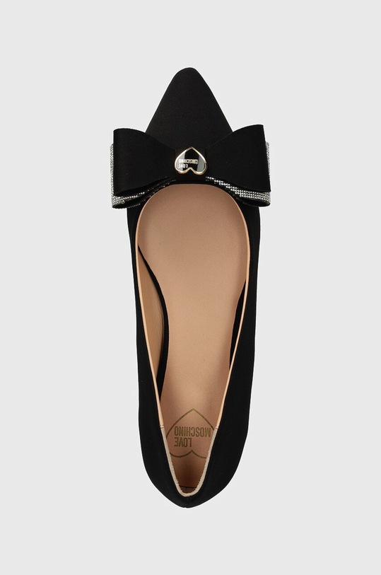 Балетки Love Moschino чёрный JA11011G1LIM0000