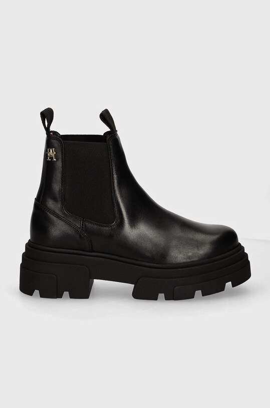 Черевики Tommy Hilfiger COMBAT LEATHER LOW CHELSEA FW0FW08089 чорний AW24