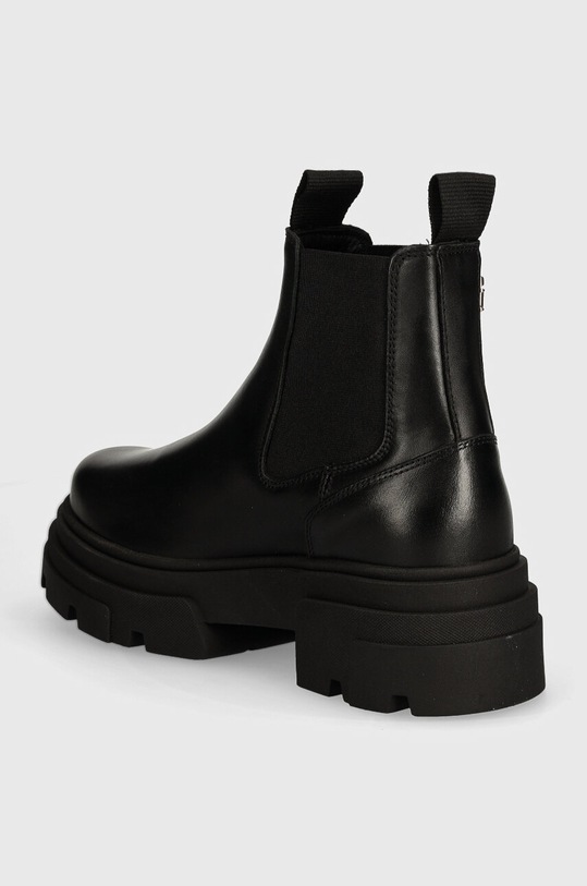 Παπούτσια Μπότες τσέλσι Tommy Hilfiger COMBAT LEATHER LOW CHELSEA FW0FW08089 μαύρο