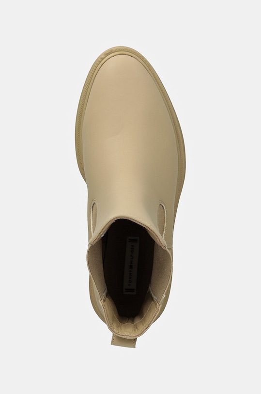 Tommy Hilfiger sztyblety RUBBERISED CHELSEA TL beżowy FW0FW08162