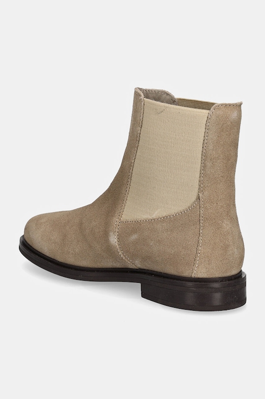 Obuća Gležnjače od nubuk kože Tommy Hilfiger FLAG SUEDE LOW CHELSEA FW0FW08176 bež