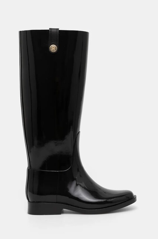 Tommy Hilfiger kalosze TH STUD RUBBER LONG RAINBOOT FW0FW08185 czarny AW24