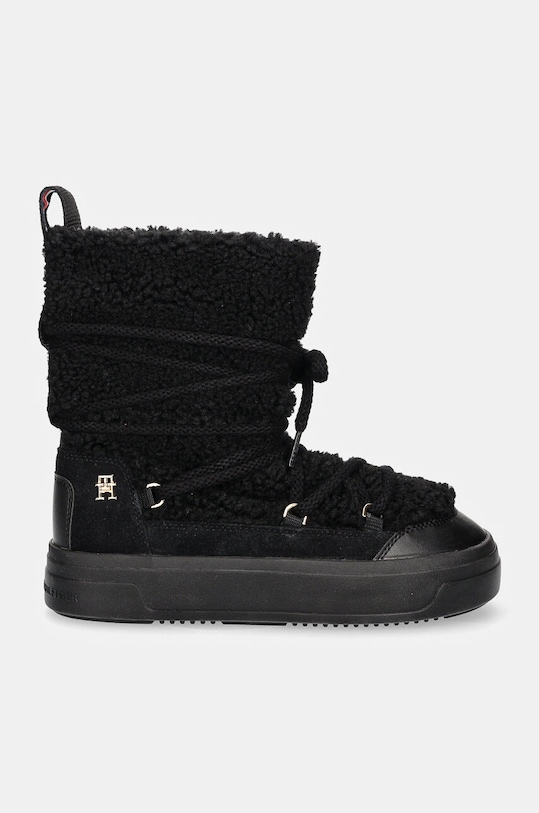 Апрески Tommy Hilfiger LACE-UP FAUX SHEARLING SNOWBOOT FW0FW08252 черен NC24