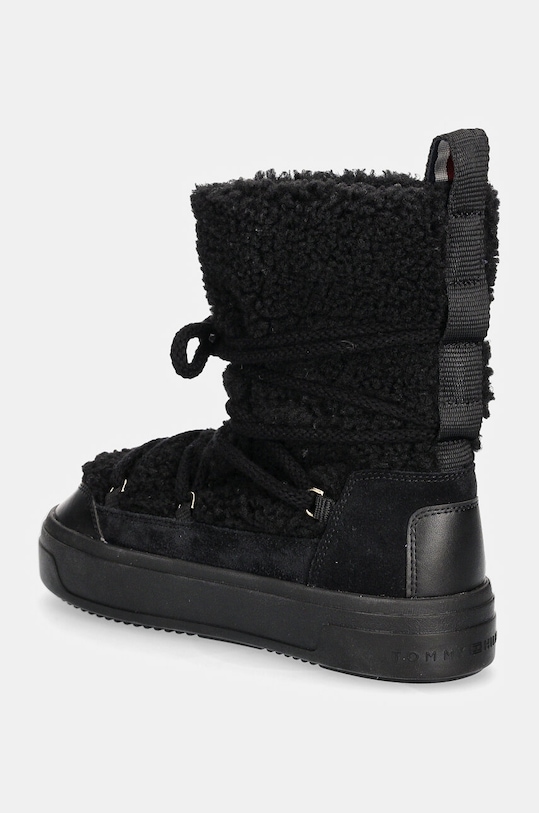 Обувки Апрески Tommy Hilfiger LACE-UP FAUX SHEARLING SNOWBOOT FW0FW08252 черен