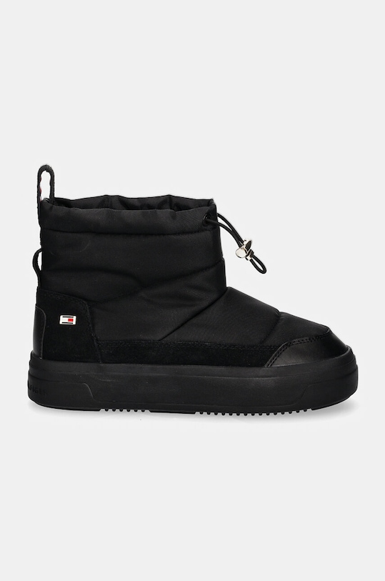 Tommy Hilfiger śniegowce FLAG NYLON MINI SNOWBOOT FW0FW08334 czarny NC24