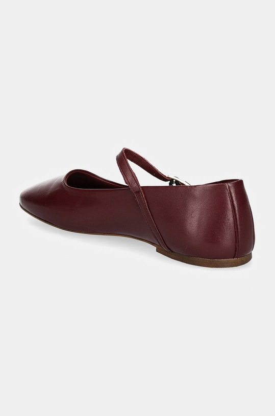 Обувь Кожаные балетки Tommy Hilfiger MARYJANE BALLERINA LEATHER FW0FW08294 бордо