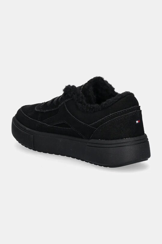 Обувь Замшевые кроссовки Tommy Hilfiger SUEDE VULC WINTER SNEAKER LO FW0FW08107 чёрный