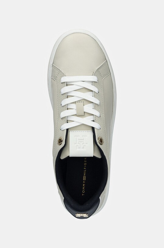Кросівки Tommy Hilfiger TH PLATFORM SNEAKER TRIANGLE бежевий FW0FW08115