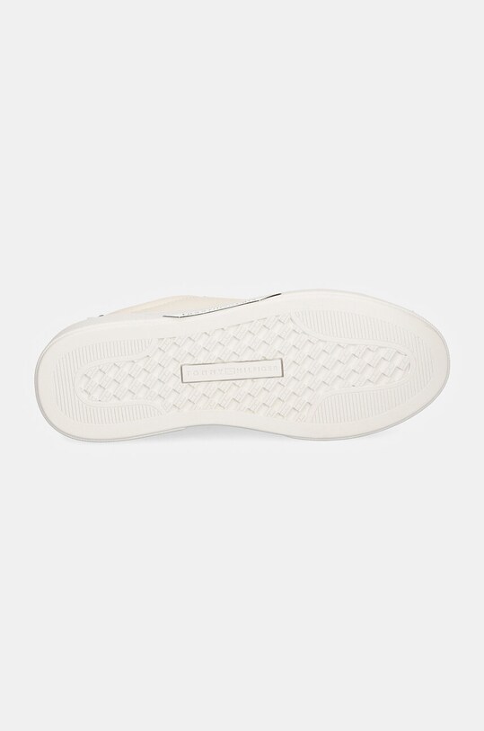 Шкіряні кросівки Tommy Hilfiger CHIC COURT SNEAKER FW0FW08123 бежевий