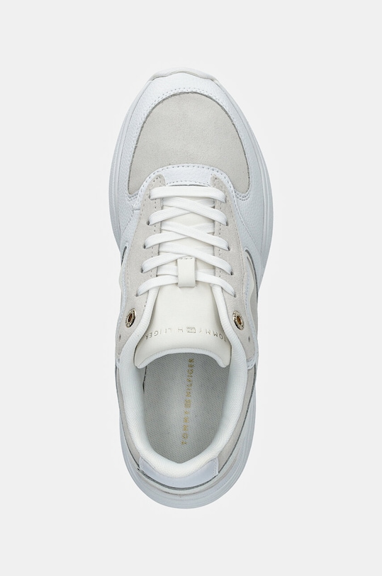 Кожаные кроссовки Tommy Hilfiger CHUNKY RUNNER бежевый FW0FW08130