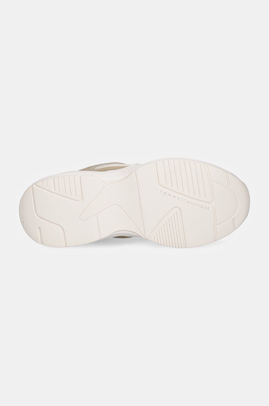 Tommy Hilfiger sneakersy skórzane CHUNKY RUNNER FW0FW08130 beżowy