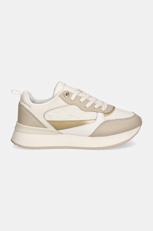 Tommy Hilfiger sneakersy MONOGRAM RUNNER FW0FW08248 beżowy NC24