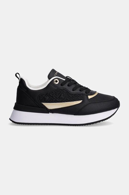 Tommy Hilfiger sneakers MONOGRAM RUNNER FW0FW08248 negru NC24