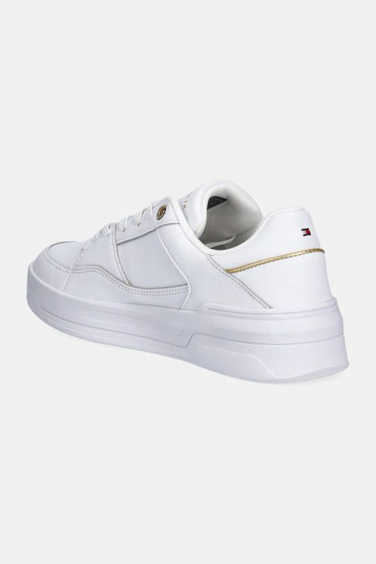 Обувь Кожаные кроссовки Tommy Hilfiger ESSENTIAL BASKET SNEAKER FW0FW08261 белый