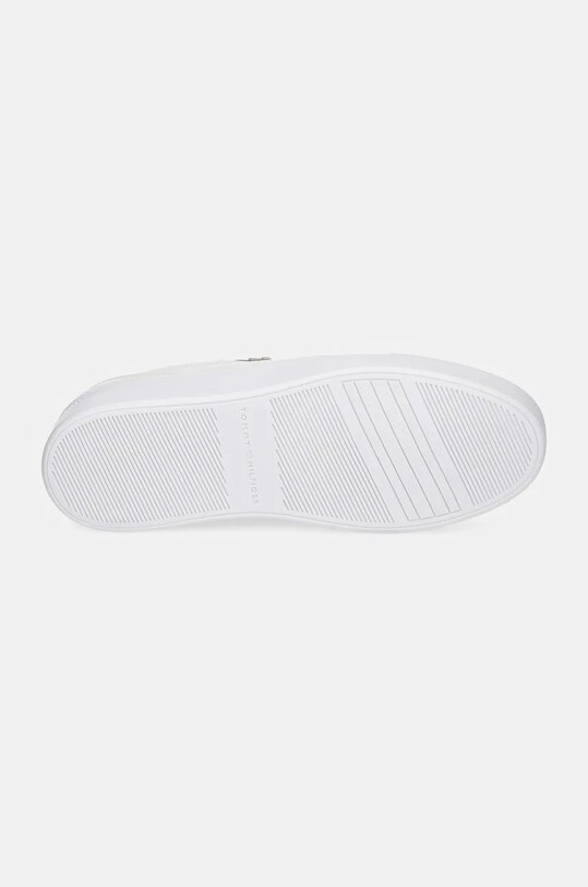Шкіряні кросівки Tommy Hilfiger ESSENTIAL PLATFORM SNEAKER FUR FW0FW08349 білий