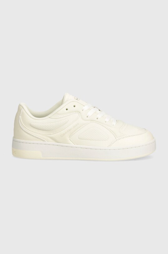 Кросівки Calvin Klein Jeans BASKET CUPSOLE LOW MIX IN MTL YW0YW01462 бежевий AW24