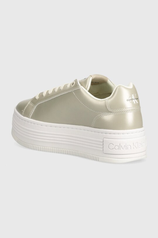 Cipők Calvin Klein Jeans sportcipő BOLD PLATF LOW LACE LTH ML MTL YW0YW01464 bézs