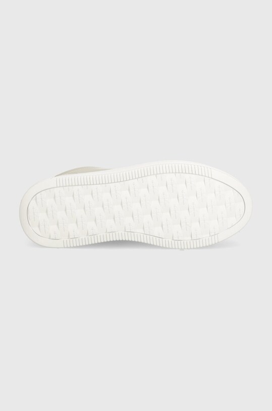 Calvin Klein Jeans sportcipő BOLD PLATF LOW LACE LTH ML MTL YW0YW01464 bézs