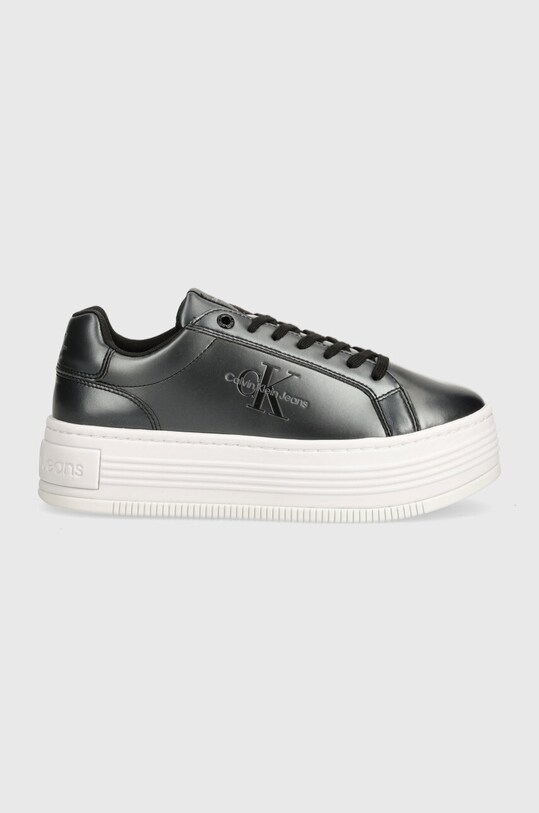Кроссовки Calvin Klein Jeans BOLD PLATF LOW LACE LTH ML MTL YW0YW01464 чёрный AW24