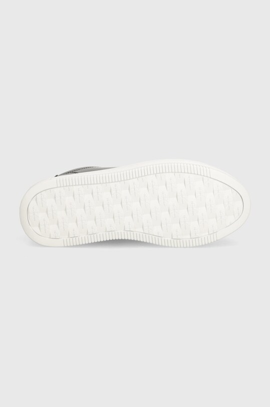 Tenisky Calvin Klein Jeans BOLD PLATF LOW LACE LTH ML MTL YW0YW01464 čierna