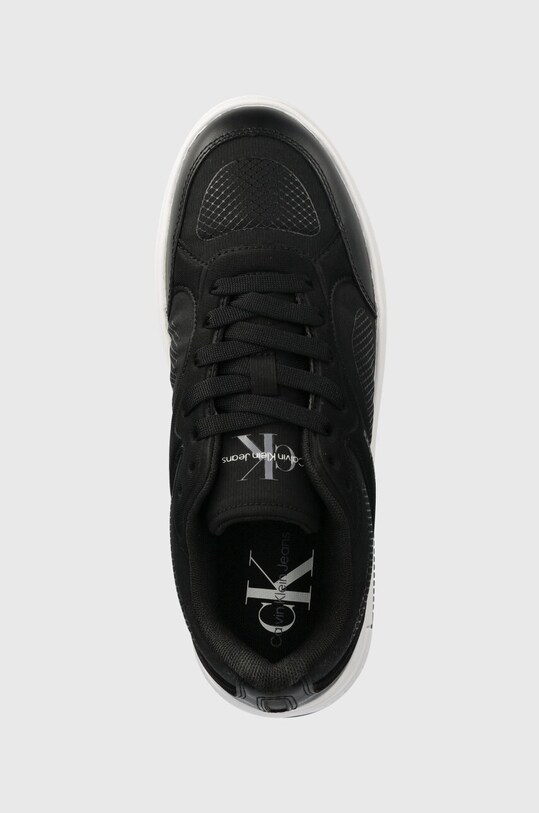 Кросівки Calvin Klein Jeans BOLD PLATF LOW LACE MIX IN MTL чорний YW0YW01471