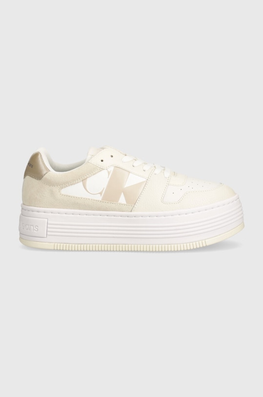 Кроссовки Calvin Klein Jeans BOLD PLATF LOW LACE MIX NBS MTR YW0YW01482 бежевый AW24