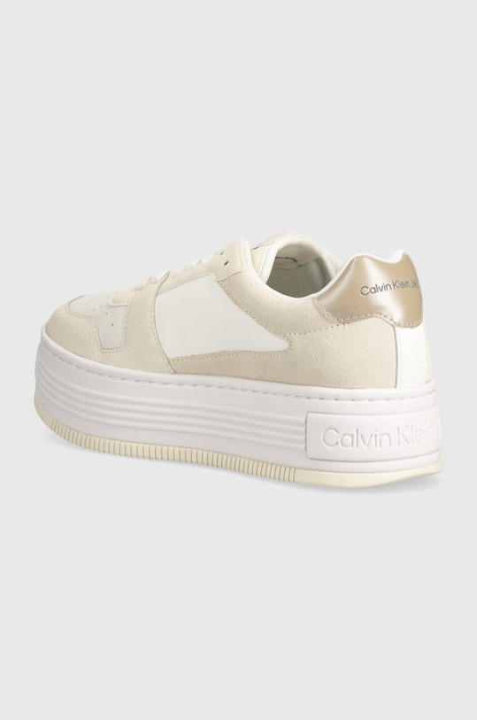 Обувь Кроссовки Calvin Klein Jeans BOLD PLATF LOW LACE MIX NBS MTR YW0YW01482 бежевый