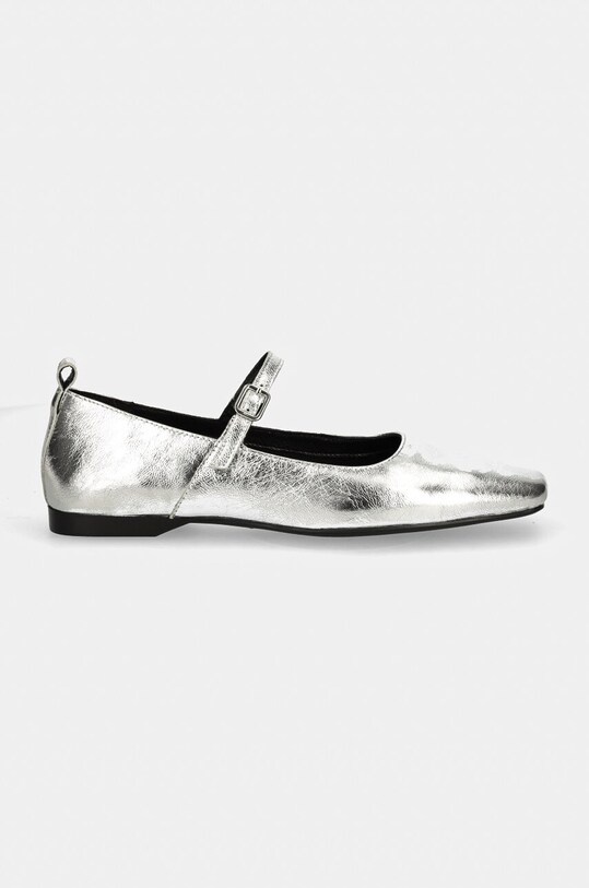 Шкіряні балетки Vagabond Shoemakers DELIA 5307.483.79 срібний AW24