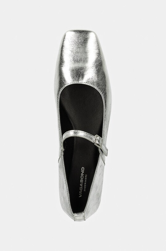 Шкіряні балетки Vagabond Shoemakers DELIA срібний 5307.483.79
