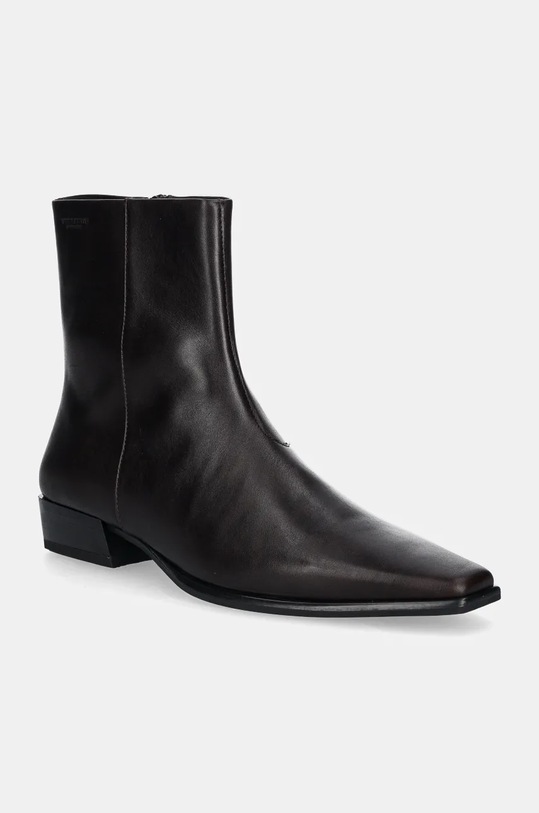 Vagabond Shoemakers botki skórzane NELLA płaski brązowy 5416.001.35