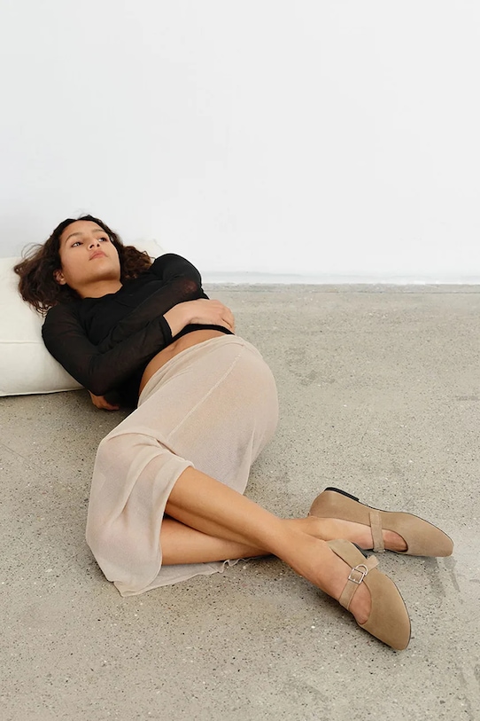 Semišové baleríny Vagabond Shoemakers JOLIN 5608.040.28