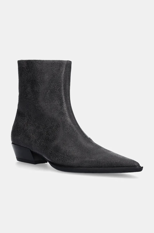 Vagabond Shoemakers botki skórzane CASSIE słupek czarny 5850.207.21