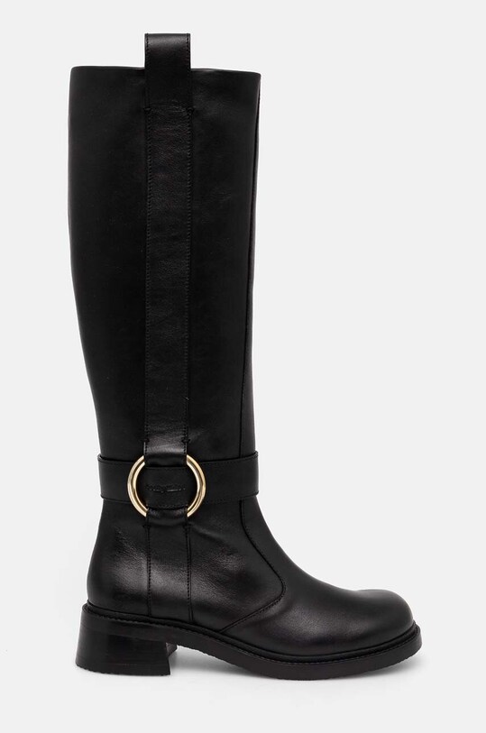 Шкіряні чоботи See by Chloé New Ring Line SB43002A.999 чорний AW24
