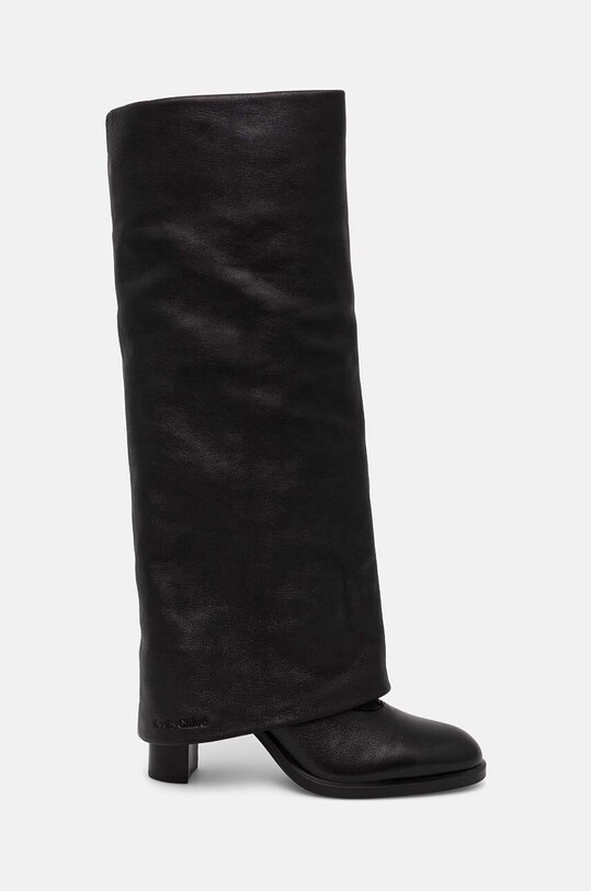 See by Chloé ghete de piele Melia peste 8 cm negru SB43061A.999