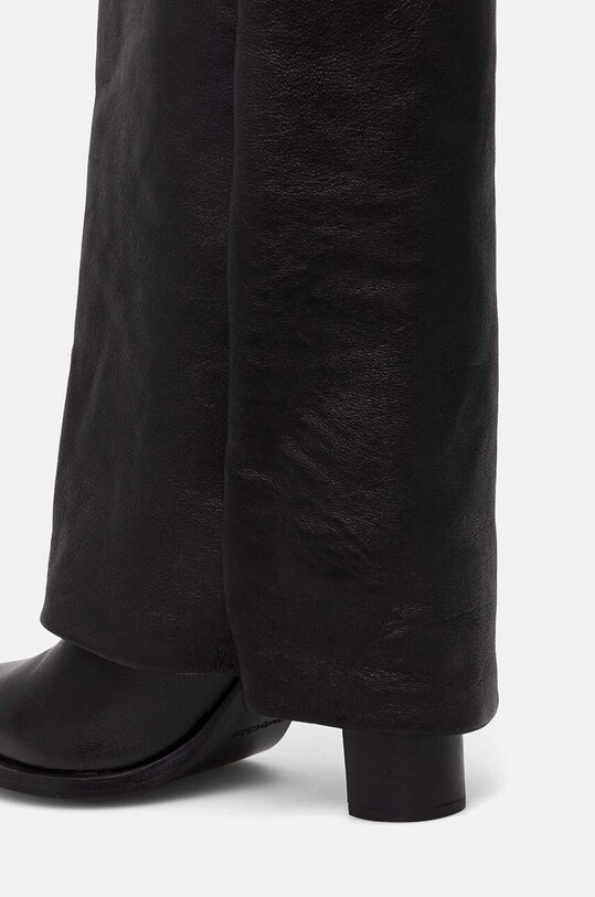Încălțăminte See by Chloé ghete de piele Melia SB43061A.999 negru