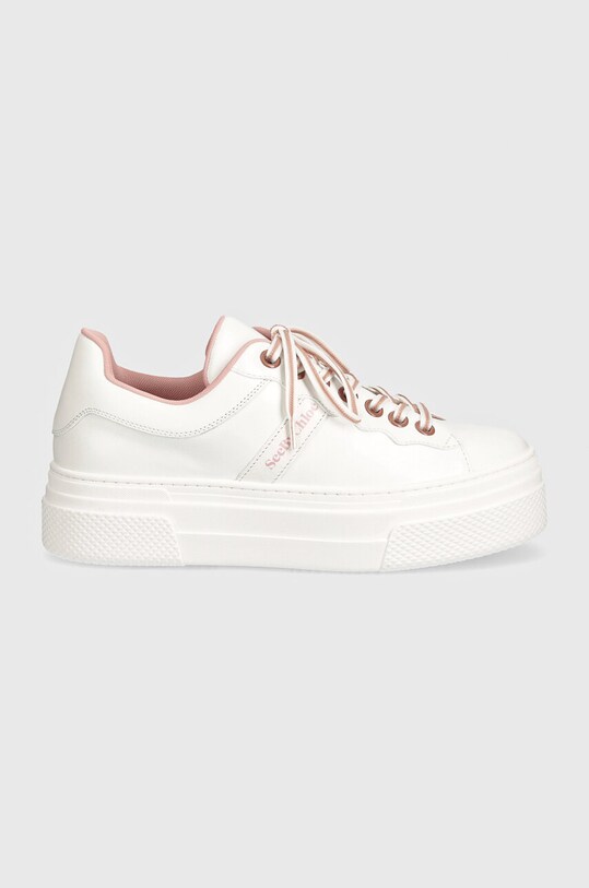 See by Chloé sneakersy skórzane Essie SB43065A.101 biały AW24