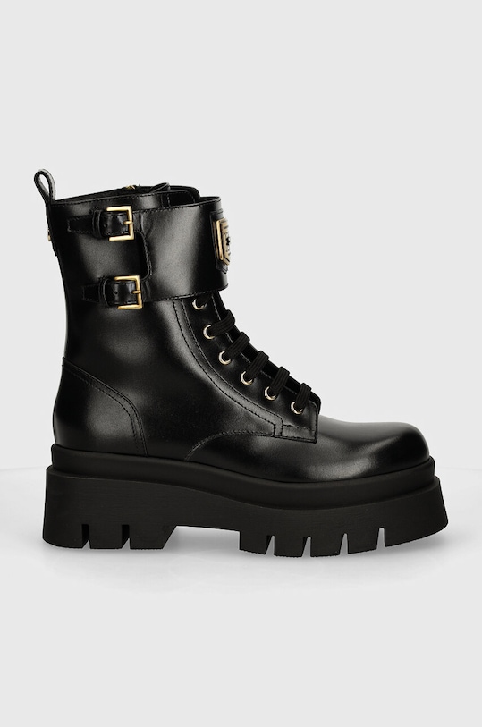 Elisabetta Franchi workery skórzane SA01B46E2.110 czarny AW24