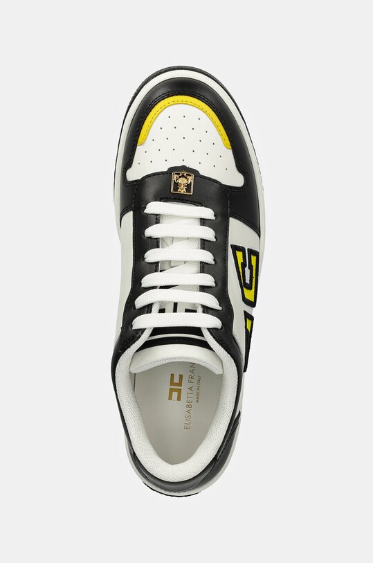 Elisabetta Franchi sneakersy skórzane biały SA40G46E2.314