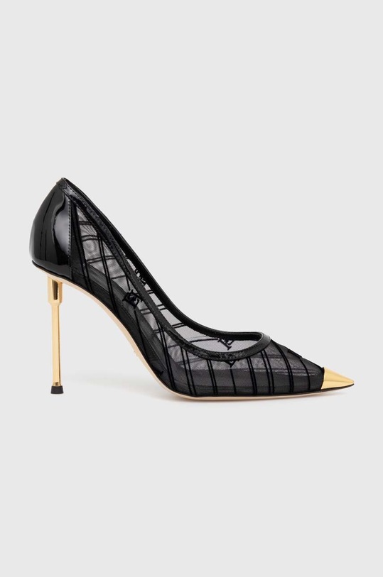 Elisabetta Franchi bőr tűsarkú SA42L46E2.110 fekete AW24