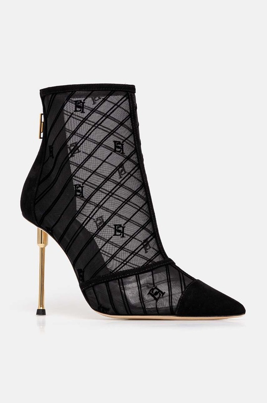 Elisabetta Franchi botki syntetyczny czarny SA57L47E2.110