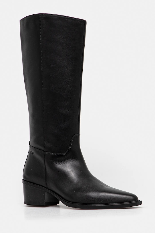 Kožené kozačky Vagabond Shoemakers KELSEY nezateplené černá 5810.001.20