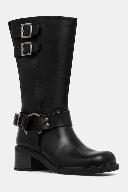 Kožne čizme Vagabond Shoemakers DANIELLA zrnata koža crna 5820.101.20