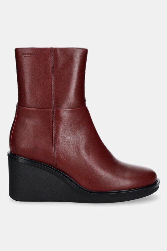 Kožené členkové topánky Vagabond Shoemakers DEENA 5832.101.42 burgundské NC24