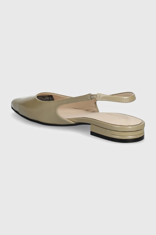 Обувь Кожаные балетки Calvin Klein FLAT SLINGBACK PUMP SAFF HW0HW02135 бежевый