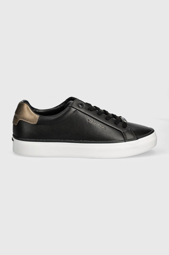 Кросівки Calvin Klein VULC LACE UP SAFF FOX W/MET BT HW0HW02104 чорний AW24